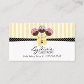 Carte De Visite Pâtisserie Cake Pops (Devant)