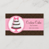 Carte De Visite Pâtisserie Couture Cake (Devant)