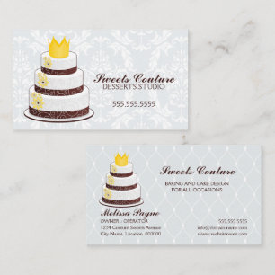 Carte De Visite Pâtisserie Couture sur mesure