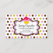 Carte De Visite Pâtisserie Cupcake Cloud (Devant)