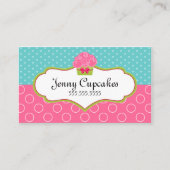 Carte De Visite Pâtisserie Cupcake Fantaisie (Devant)