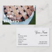 Carte De Visite Pâtisserie Dessert Baking Business Marketing (Devant / Derrière)