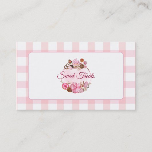 Carte De Visite Pâtisserie Douceurs (Devant)