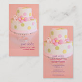 Carte De Visite pâtisserie Mariage (Devant / Derrière)