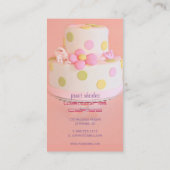 Carte De Visite pâtisserie Mariage (Dos)