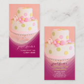 Carte De Visite pâtisserie Mariage (Devant / Derrière)