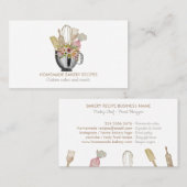 Carte De Visite pâtisserie pâtisserie pâtisserie pâtisserie café c (Devant / Derrière)