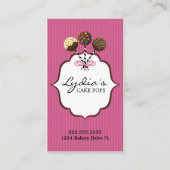 Carte De Visite Pâtisserie Pops (Devant)