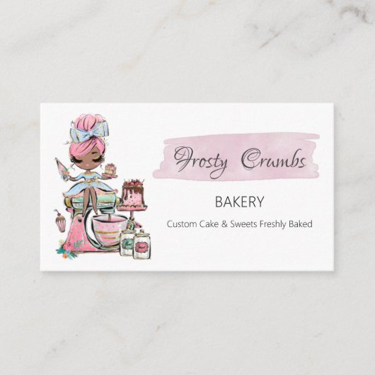 Carte De Visite Pâtisserie Sucres CupcakesCarte de visite (Devant)