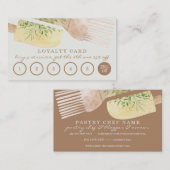 Carte De Visite Pâtisserie unique Fidélité du cuisinier (Devant / Derrière)