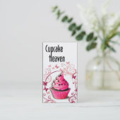 Carte De Visite Pâtisseries de desserts de confections "de ciel de (Debout devant)