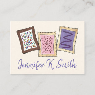 Carte De Visite Pâtisseries grille pain boulangerie pâtisserie Che