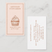 Carte De Visite Pâtissier Boulangerie Pâtisserie Chef (Devant / Derrière)