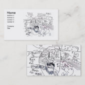 CARTE DE VISITE PATRICK KENNEDY (Devant / Derrière)