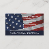 Carte De Visite Patriotic Security Services Professional (Devant)