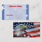 Carte de visite patriotique (Devant / Derrière)