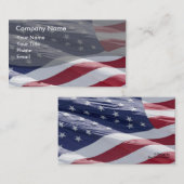 Carte de visite patriotique (Devant / Derrière)