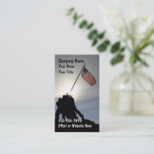 Carte de visite patriotique (Debout devant)