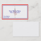 Carte de visite patriotique (Devant / Derrière)