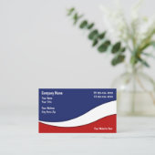 Carte de visite patriotique (Debout devant)