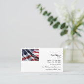Carte De Visite Patriotique américain (Debout devant)