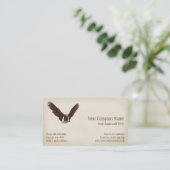 Carte De Visite Patriotique Bald Eagle écologiste (Debout devant)