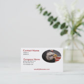 Carte de visite patriotique d'Eagle (Debout devant)