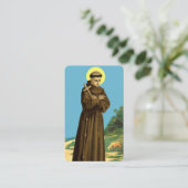 Carte De Visite Patron de Ruffino de Shyness Stutttering Prayer Ca (Debout devant)