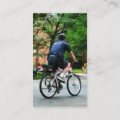 Carte De Visite Patrouille à bicyclette de la police (Dos)