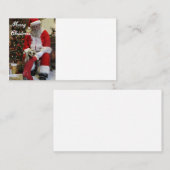 Carte De Visite Patrouilles Père Noël (Devant / Derrière)