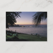 Carte De Visite Pattaya Beach Sunset ... Chonburi, Thaïlande (Dos)
