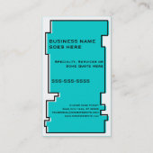 Carte De Visite patte d'animal familier d'oddRex (Dos)