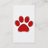 Carte De Visite patte de animal oddRex (Dos)