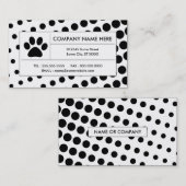 Carte De Visite patte demi-teinte (Devant / Derrière)