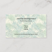 Carte De Visite Pattern et Pink Flamingo (Dos)