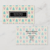 Carte De Visite Patters de Christmas (Devant / Derrière)