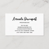 Carte De Visite Patters de Cute Cats et Pumkins (Dos)