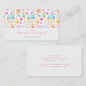 Carte De Visite Patters de Hearts and Muffins (Devant / Derrière)