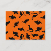 Carte De Visite Patterson sur orange (Dos)