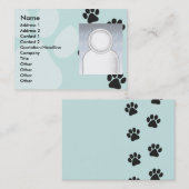 Carte De Visite Pattes - potelées (Devant / Derrière)