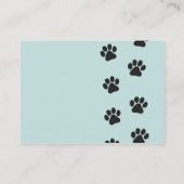 Carte De Visite Pattes - potelées (Dos)