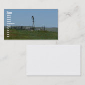 Carte De Visite Pâturage venteux (Devant / Derrière)