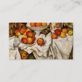 Carte De Visite Paul Cezanne Pommes Oranges Impressionnisme (Dos)