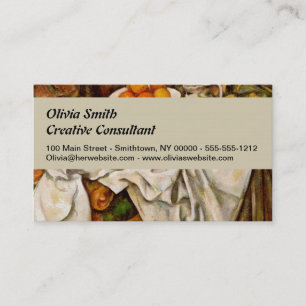 Carte De Visite Paul Cezanne Pommes Oranges Impressionnisme