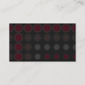 Carte De Visite paupières : néon rouge : (Dos)