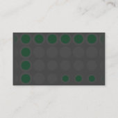 Carte De Visite paupières : vert : (Dos)