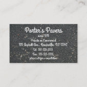 Carte De Visite Pavés d'asphalte modifiables (Devant)