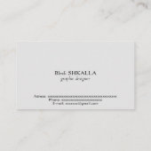 Carte De Visite pavillon de la Bulgarie (Dos)