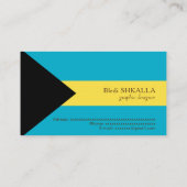 Carte De Visite pavillon des Bahamas (Dos)