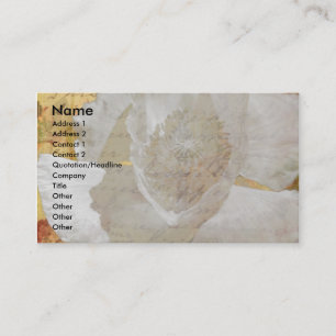 Carte De Visite Pavot